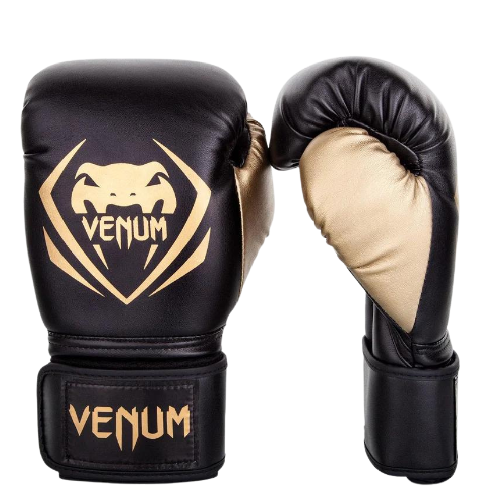 Guantes Boxeo Venum Contender Negro/Dorado