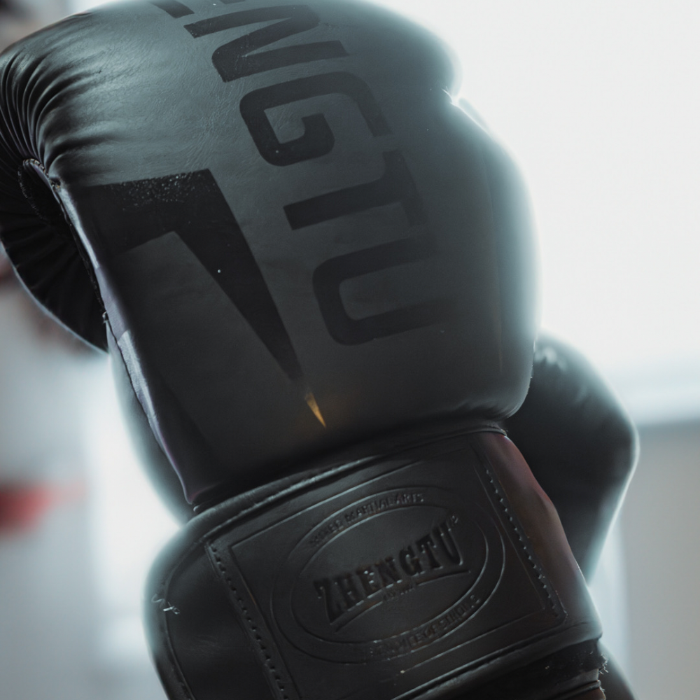 Guantes Boxeo ZTTY Negros