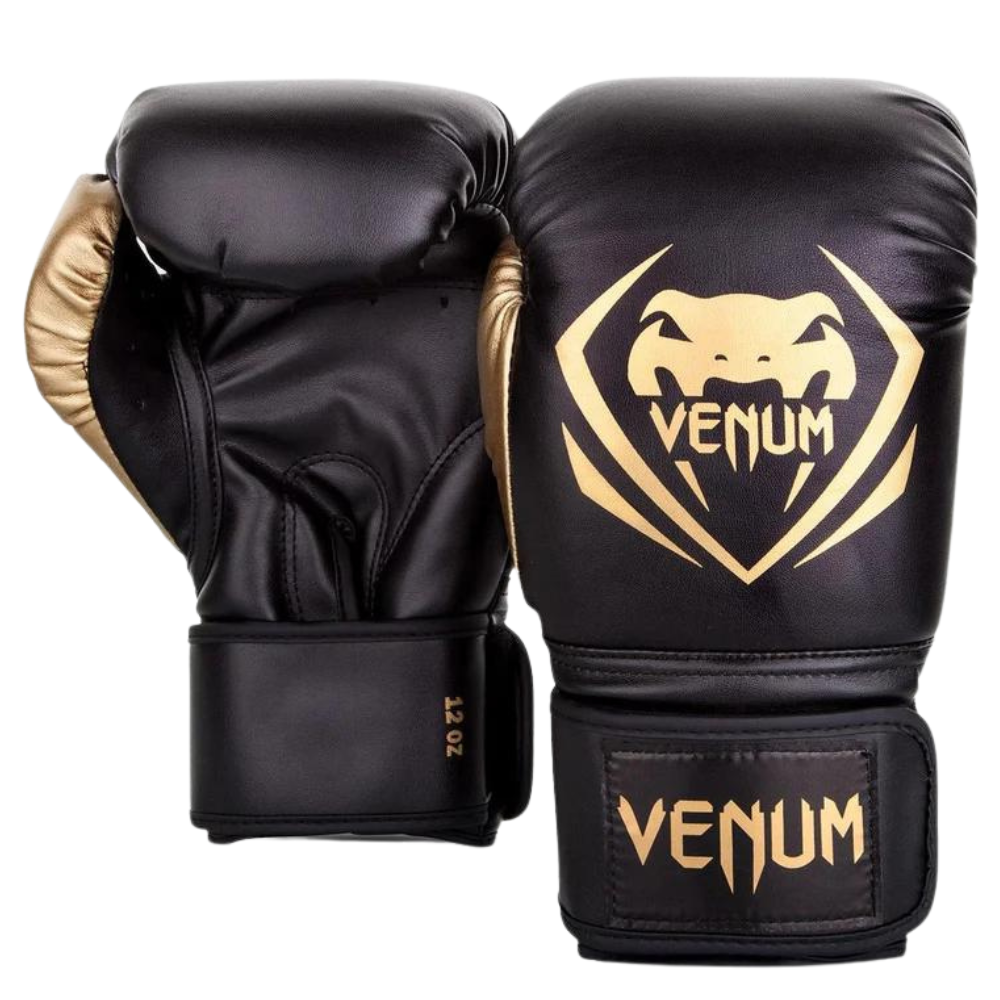 Guantes Boxeo Venum Contender Negro/Dorado