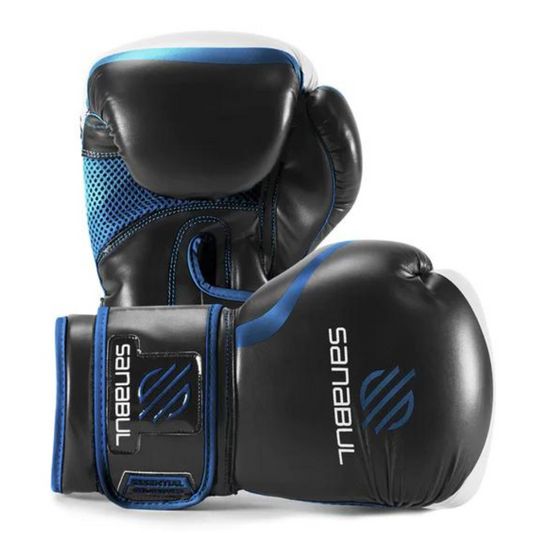 Guantes Boxeo Sanabul Negro/Azul