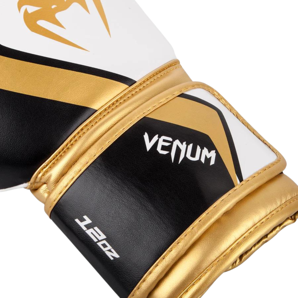 Guantes Boxeo Venum Contender 2.0 Blanco/Dorado