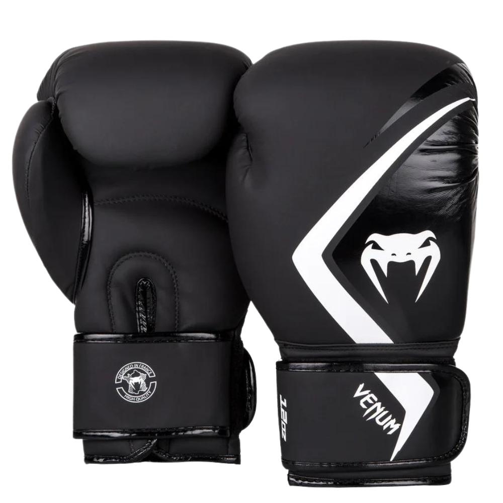 Guantes Boxeo Venum Contender 2.0 Negro/Blanco