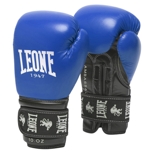 Guantes Boxeo Leone Ambassador Azul