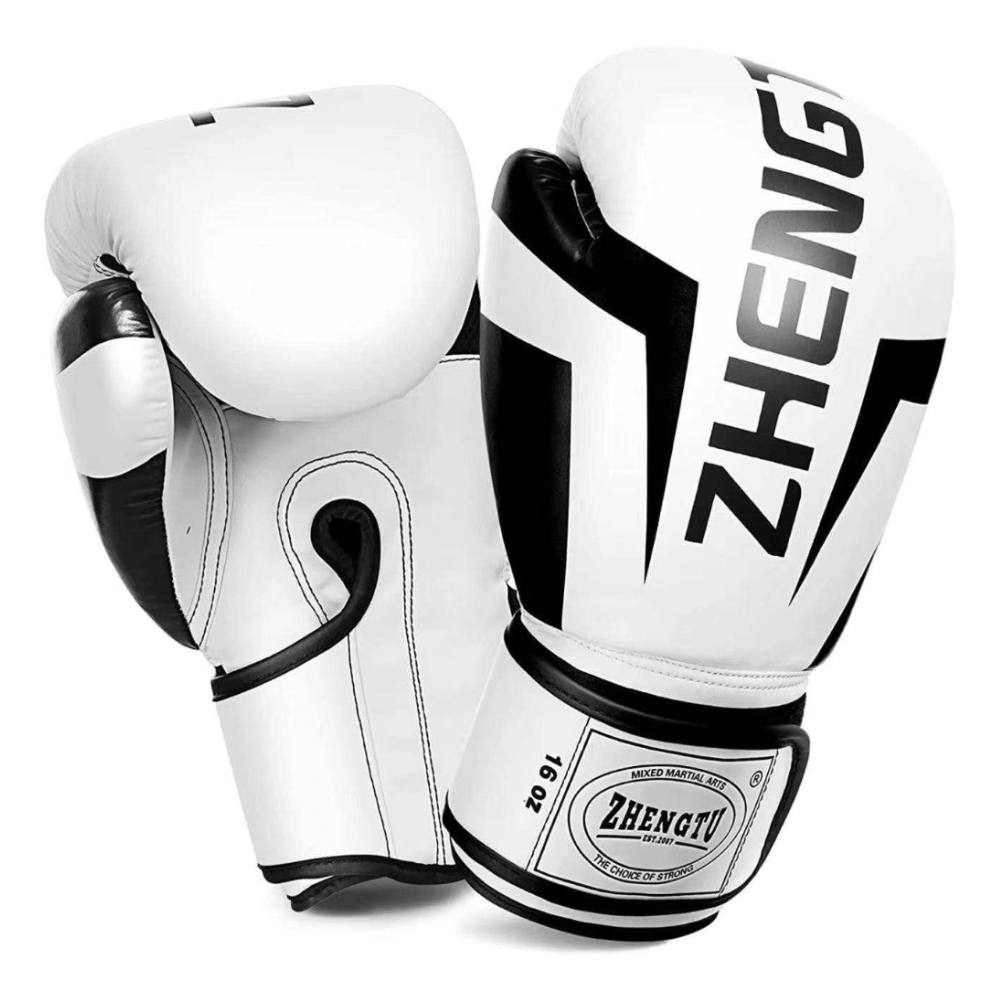 Guantes Boxeo ZTTY Blancos